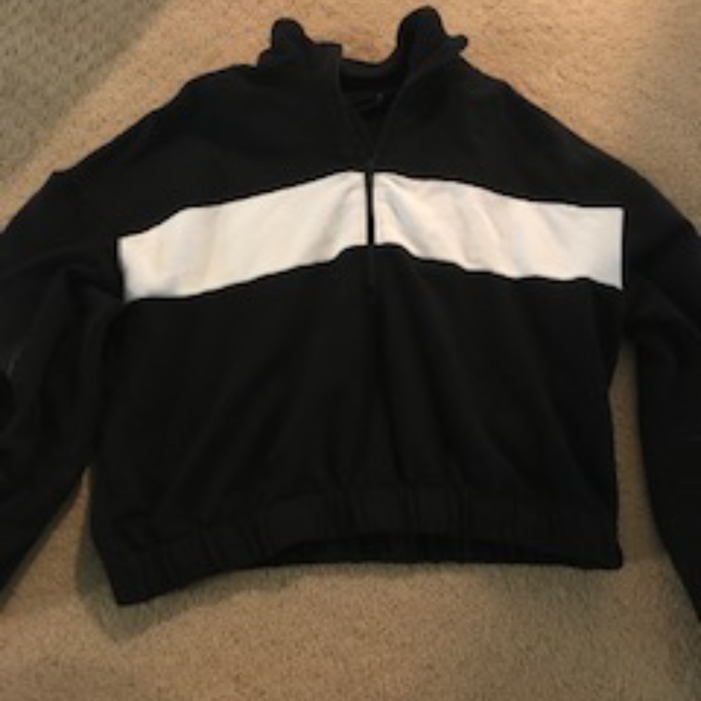 half zip hollister jacket